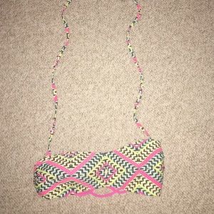 Colorful bikini top from Target